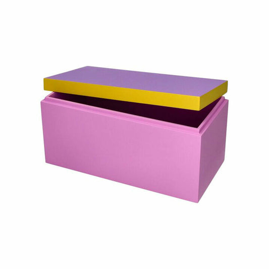 Gift Company Box Neo M, Aufbewahrungsbox, MDF, Lila / Gelb / Rosa, 26 x 13 cm, 1218004014