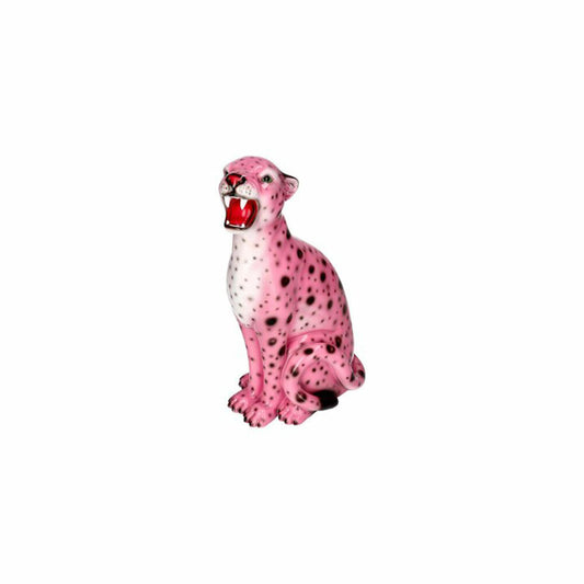 Gift Company Leopard Wildcat S, Dekofigur, Dekoration, Skulptur, Rosa, H 34 cm, 1218103012
