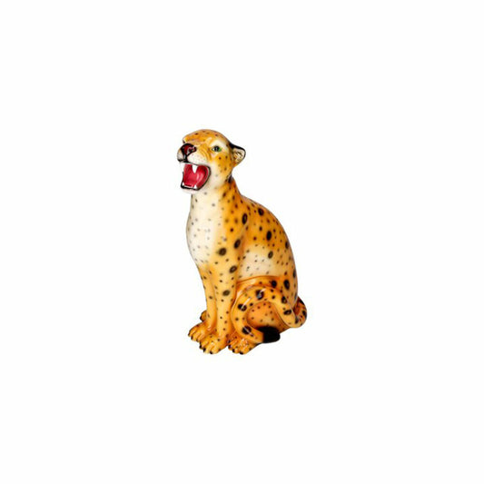 Gift Company Leopard Wildcat S, Dekofigur, Dekoration, Skulptur, Orange, H 34 cm, 1218103011