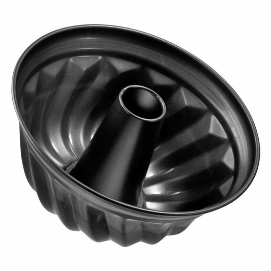 Zenker Pure Gugelhupfform, Gugelhupf Form, Backform, Kuchenform, Ilag Special, Schwarz, Ø 22 cm, 3977