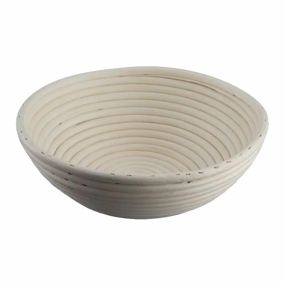Zenker Gärkörbchen Dein Brot! rund, Brotkörbchen, Rattan, Beige, 27 cm, 7317