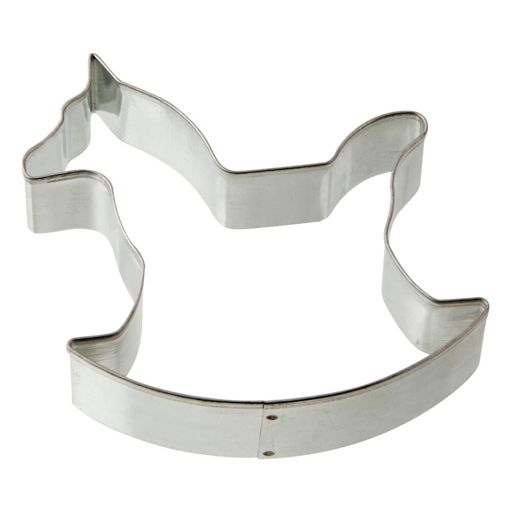 Zenker Patisserie Cookie Cutter Rocking Horse, Cookie Cutter, Cookie Cutter Shape, Tin Plate Tinned, 7787