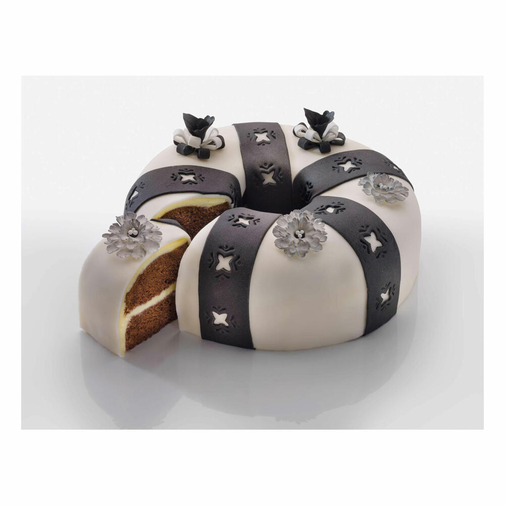Zenker Creme Noir Springform mit 2 Böden, Backform, Kuchen Form, ILAG Ultimate, 26 cm, 7811
