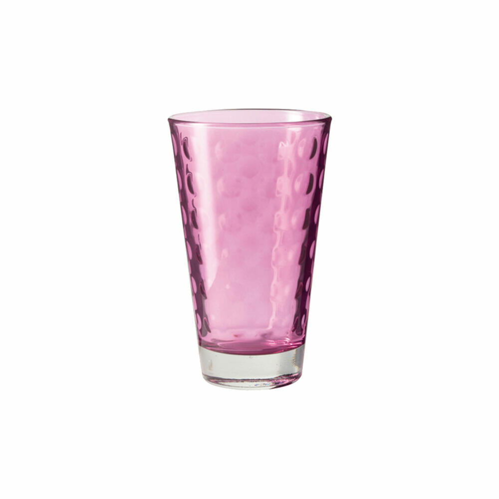 Leonardo Optic long drink glass set of 6, cocktail glass, drinking glass, mug, glass, viola, 200 ml, 14770