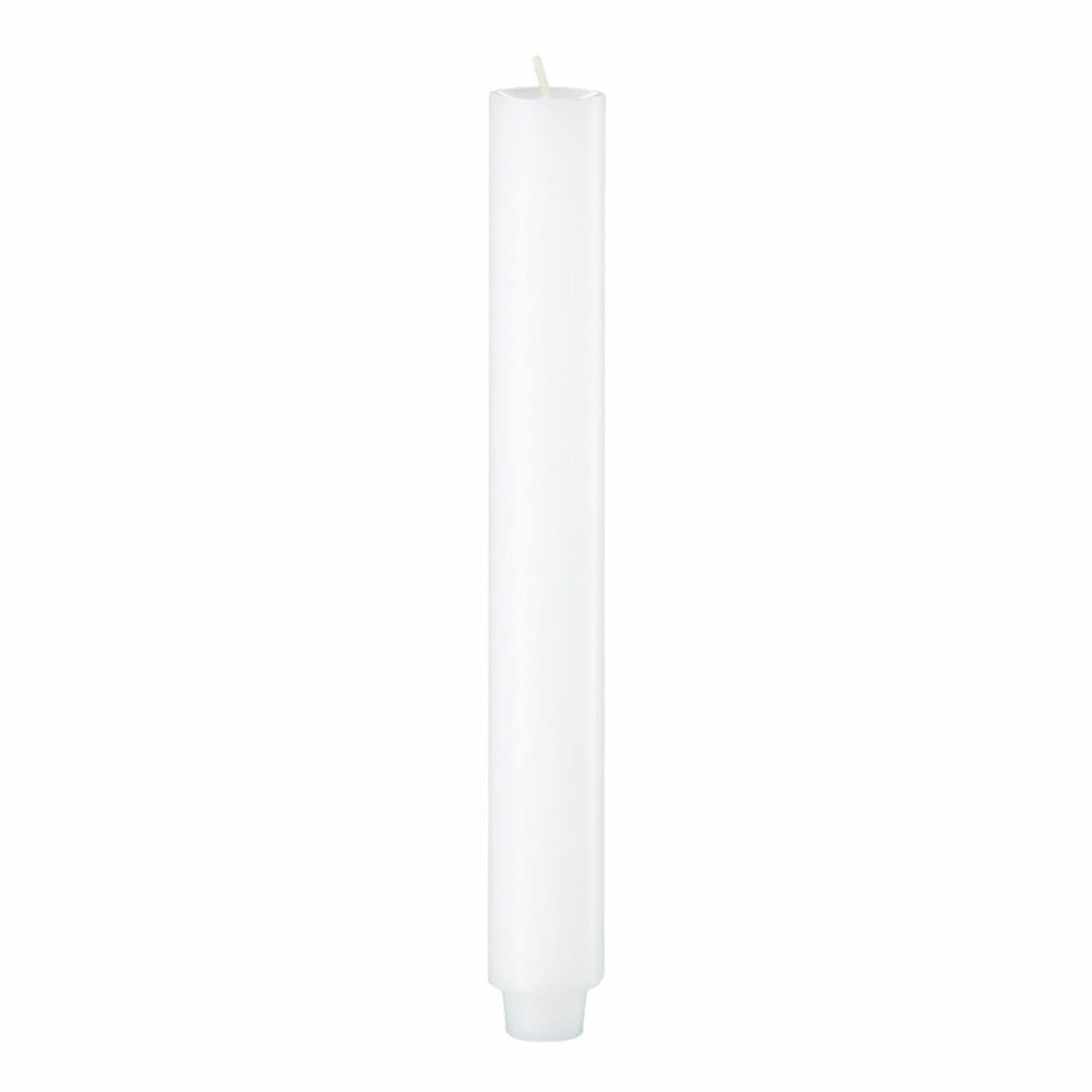 Engels Kerzen Original Stabkerze Gegossen, Stab Kerze, Leuchterkerze, Tafelkerze, Paraffin, Weiß, Ø 3 cm, H 24 cm, 62003024001