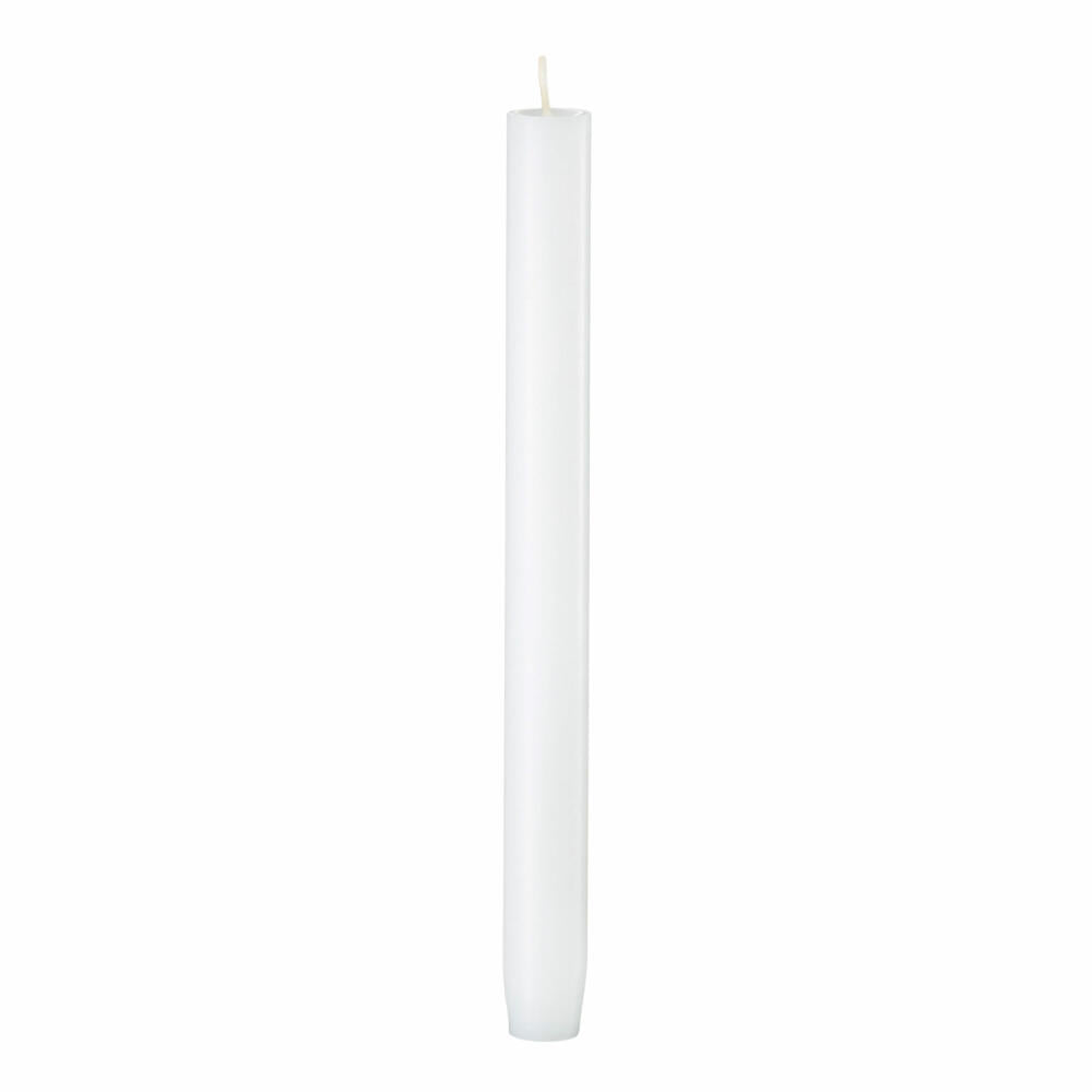 Engels Kerzen Original Stabkerze Gegossen, Stab Kerze, Leuchterkerze, Tafelkerze, Paraffin, Weiß, Ø 2.2 cm, H 24 cm, 62002224001