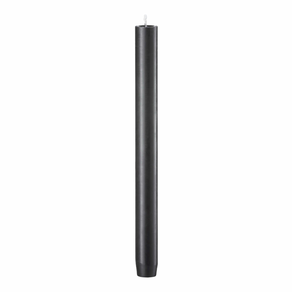 Engels Kerzen Original Stabkerze Gegossen, Stab Kerze, Leuchterkerze, Tafelkerze, Paraffin, Schwarz, Ø 2.2 cm, H 24 cm, 62002224088