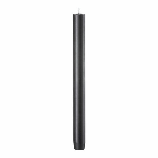 Engels Kerzen Original Stabkerze Gegossen, Stab Kerze, Leuchterkerze, Tafelkerze, Paraffin, Schwarz, Ø 2.2 cm, H 24 cm, 62002224088