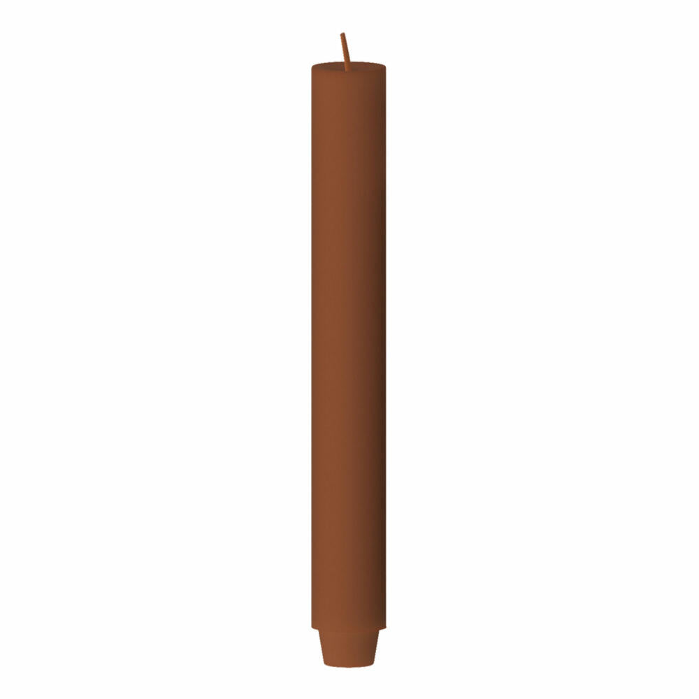 Engels Kerzen Original Stabkerze Gegossen, Stab Kerze, Leuchterkerze, Tafelkerze, Paraffin, Kurkuma, Ø 3 cm, H 24 cm, 62003024166