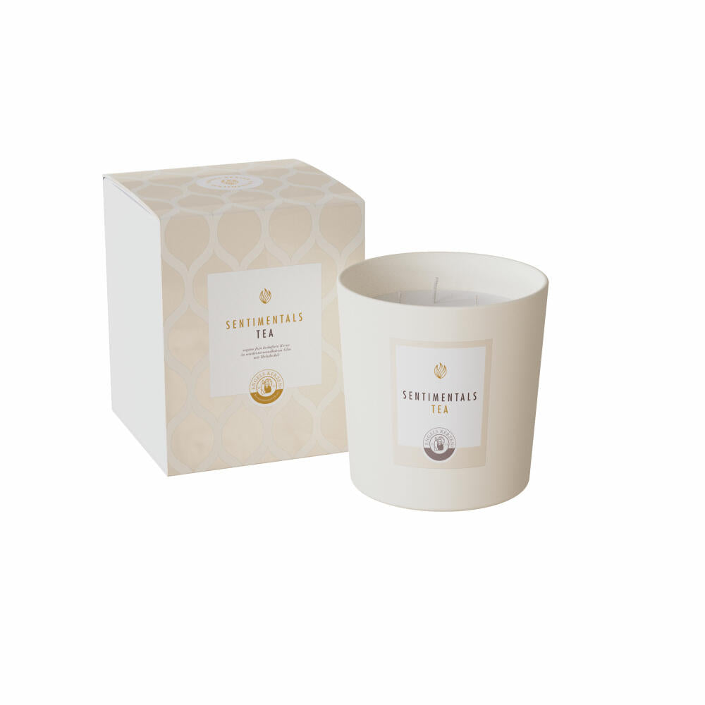 Engels Kerzen Duftkerze Sentimentals L im Glas - Tea, Rapswachs, Weiß, 15 cm, 64000020043