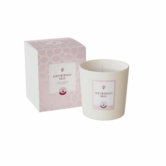 Engels Kerzen Duftkerze Sentimentals L im Glas - Rose, Rapswachs, Weiß, 15 cm, 64000020044