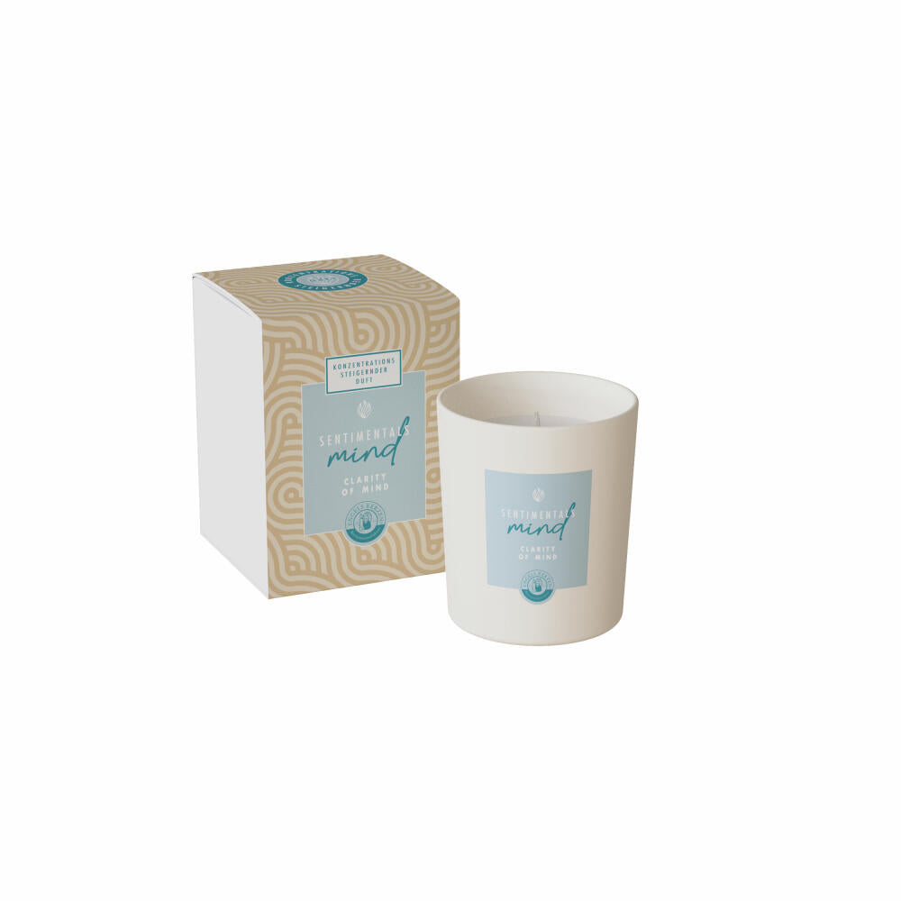 Engels Kerzen scented candle Sentimentals Mind - Clarity of Mind, rapeseed wax, white, 13 cm, 64010015132
