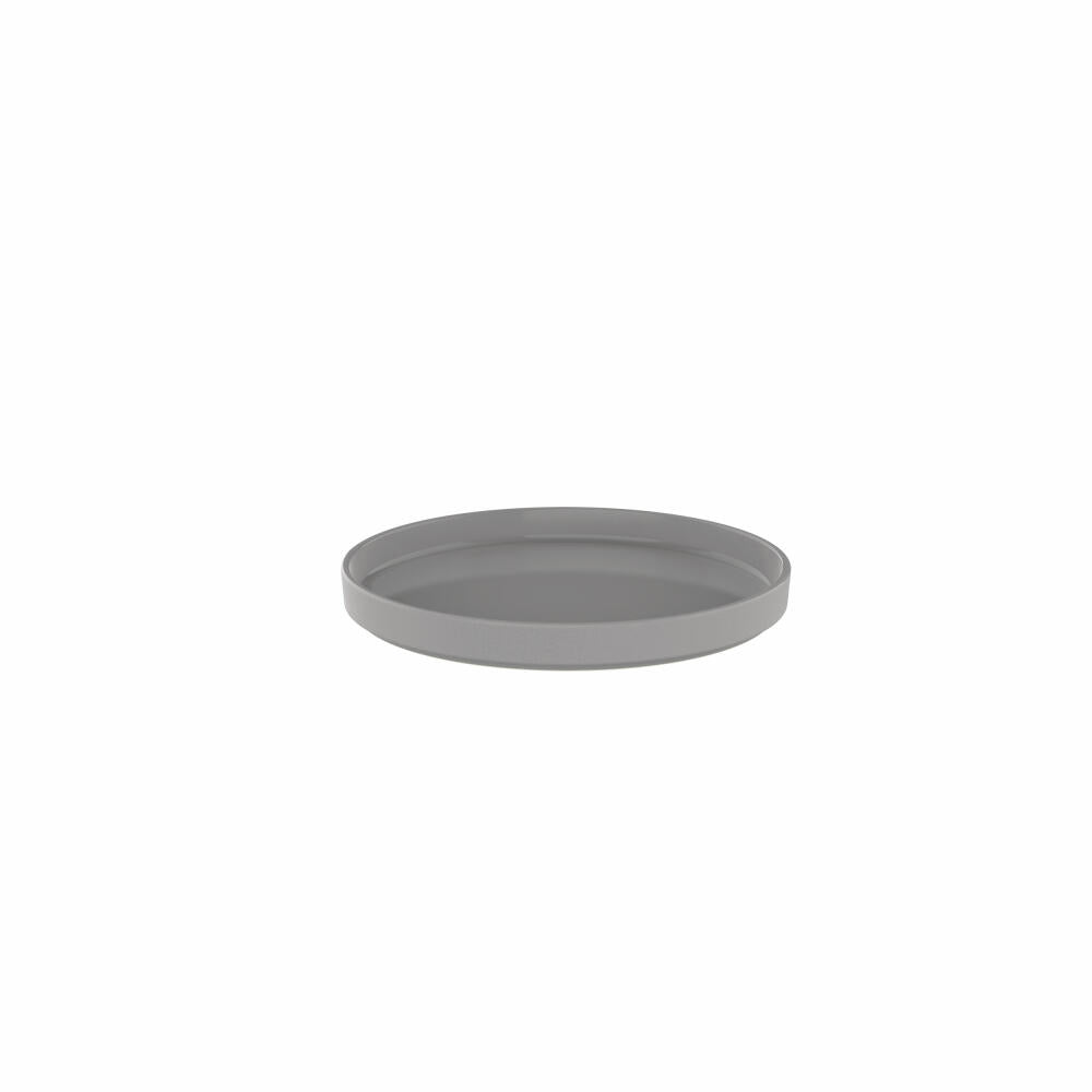 Engels Kerzen candle plate Henry M, ceramic, light grey, Ø 20 cm, 50009008400