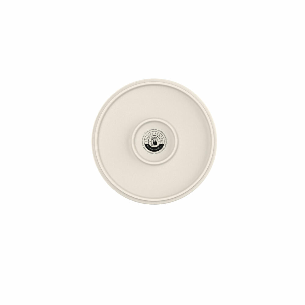 Engels Kerzen Kerzenteller Henry M, Keramik, Elfenbeinfarben, Ø 20 cm, 50009008500