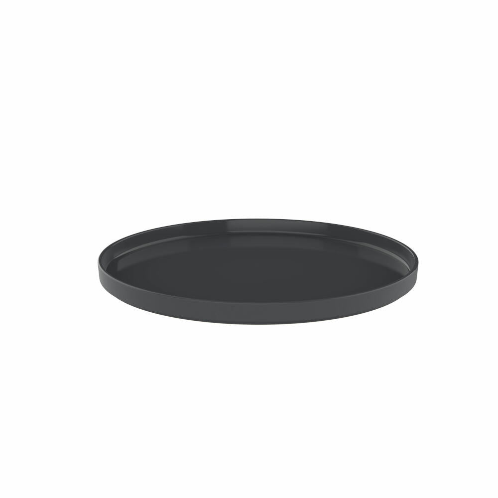 Engels Kerzen Kerzenteller Henry XL, Keramik, Dunkelgrau, Ø 32 cm, 50009008900