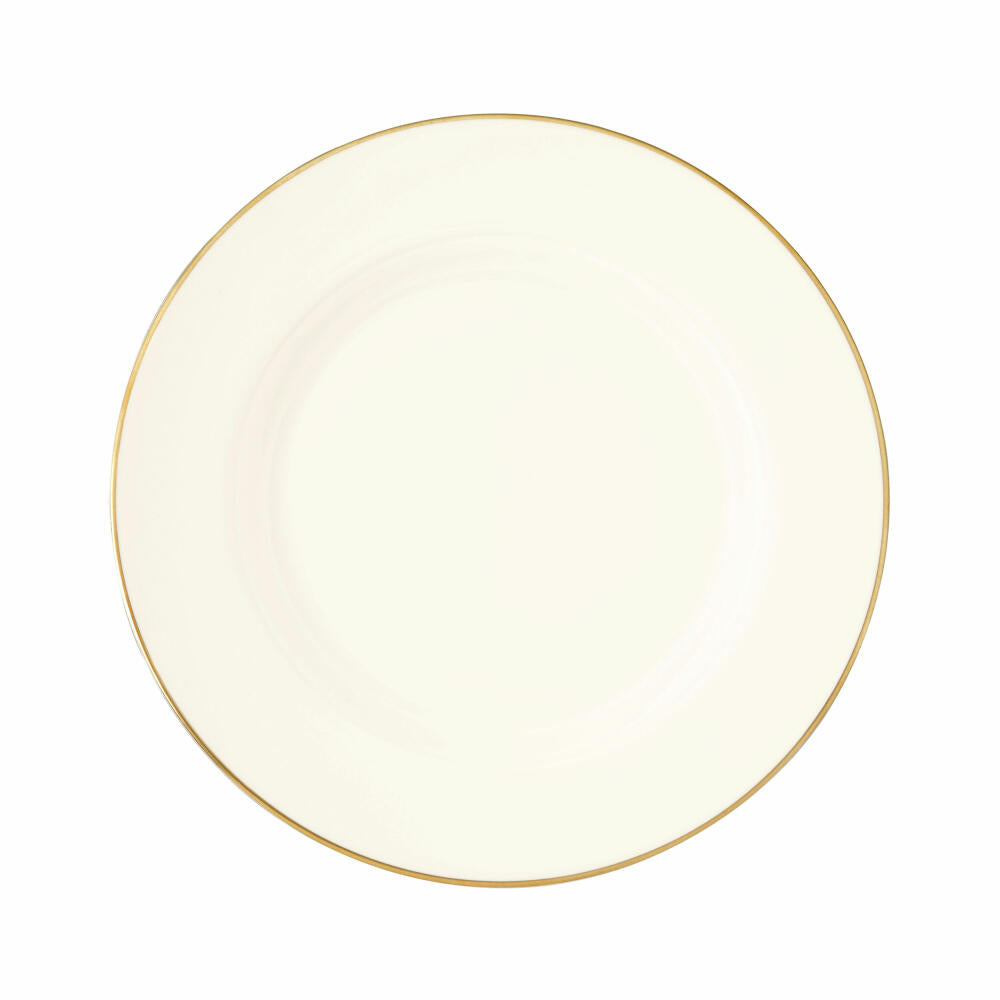 Königlich Tettau Saphir Breakfast Plate Round, Plate, Cake Plate, Porcelain, Oro, Ø 21.1 cm, 004.104601