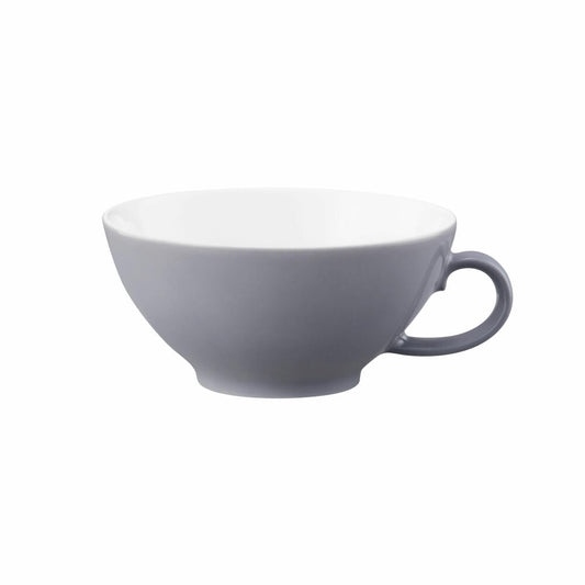 Seltmann Weiden Life Teetasse, Tee Tasse, Kaffeetasse, Porzellan, Fashion Elegant Grey, 140 ml, 001.743880