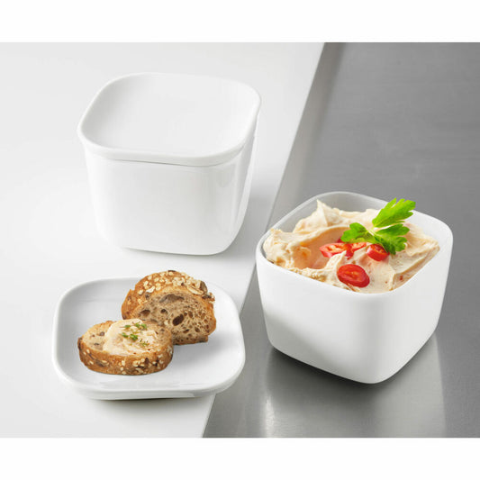 Seltmann Weiden No Limits Backform, 4tlg., Back Form, Ofenform, Auflaufform, Hartporzellan, Weiß, 11 cm, 1744720