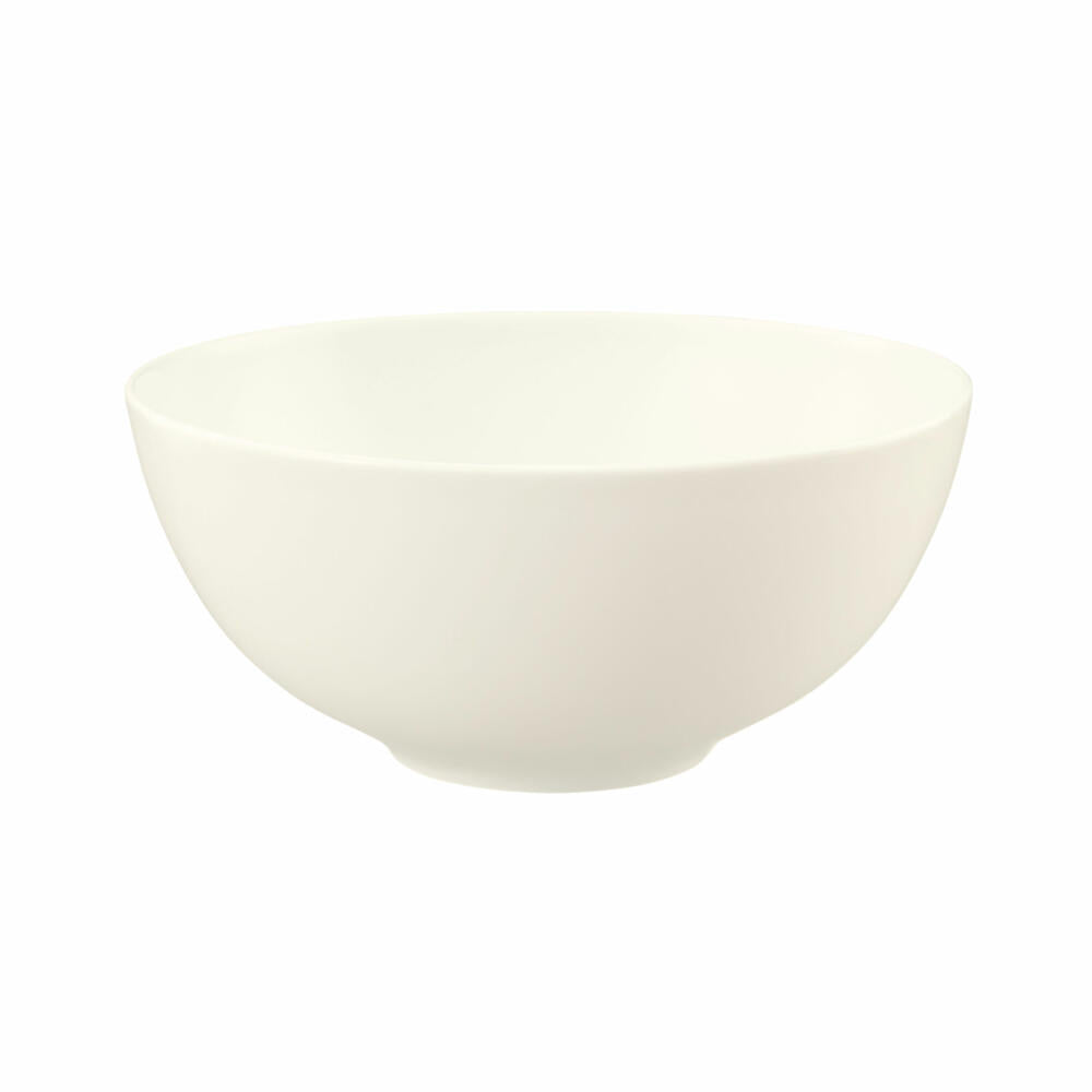 Seltmann Weiden Zoé Fine Diamond Bowl Round, Bowl, Porcelain, Cream Uni, Ø 21.3 cm, 001.746253