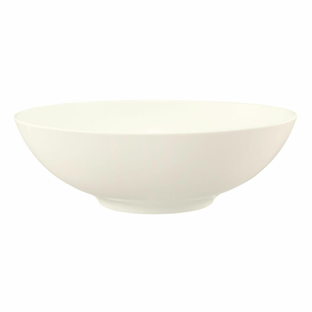 Seltmann Weiden Zoé Fine Diamond Bowl Round, Bowl, Porcelain, Cream Uni, Ø 30.4 cm, 001.746254