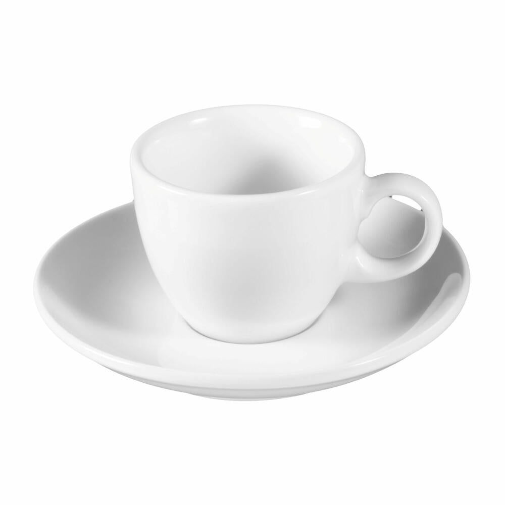 Seltmann Weiden Espressotasse 1132 mit Untertasse VIP. Weiß, Becher, Porzellan, 90 ml, 001.242204