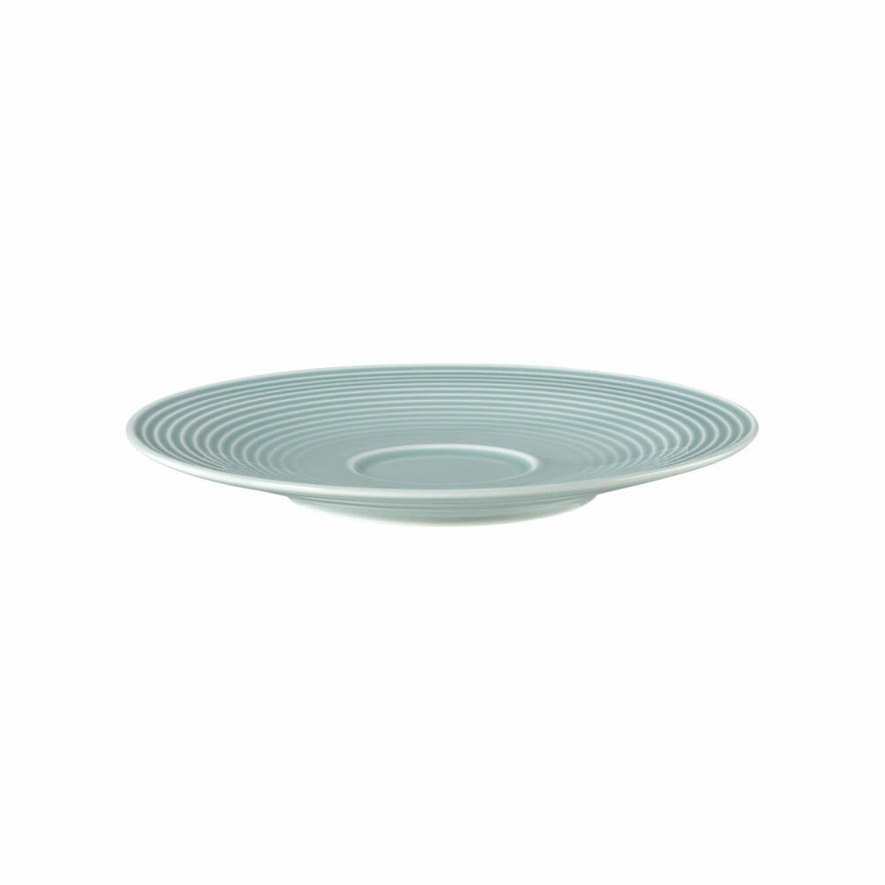 Seltmann Weiden Beat Arktisblau Kombi-Untertasse Groß, Untere, Unterteller, Porzellan, Hellblau, Ø 16.5 cm, 001.751316