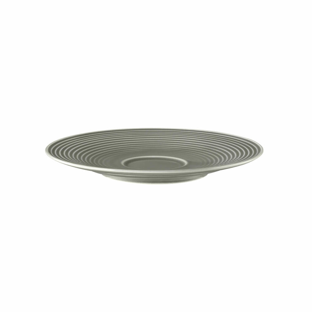 Seltmann Weiden Beat Perlgrau Kombi-Untertasse Groß, Untere, Unterteller, Porzellan, Grau, Ø 16.5 cm, 001.751324