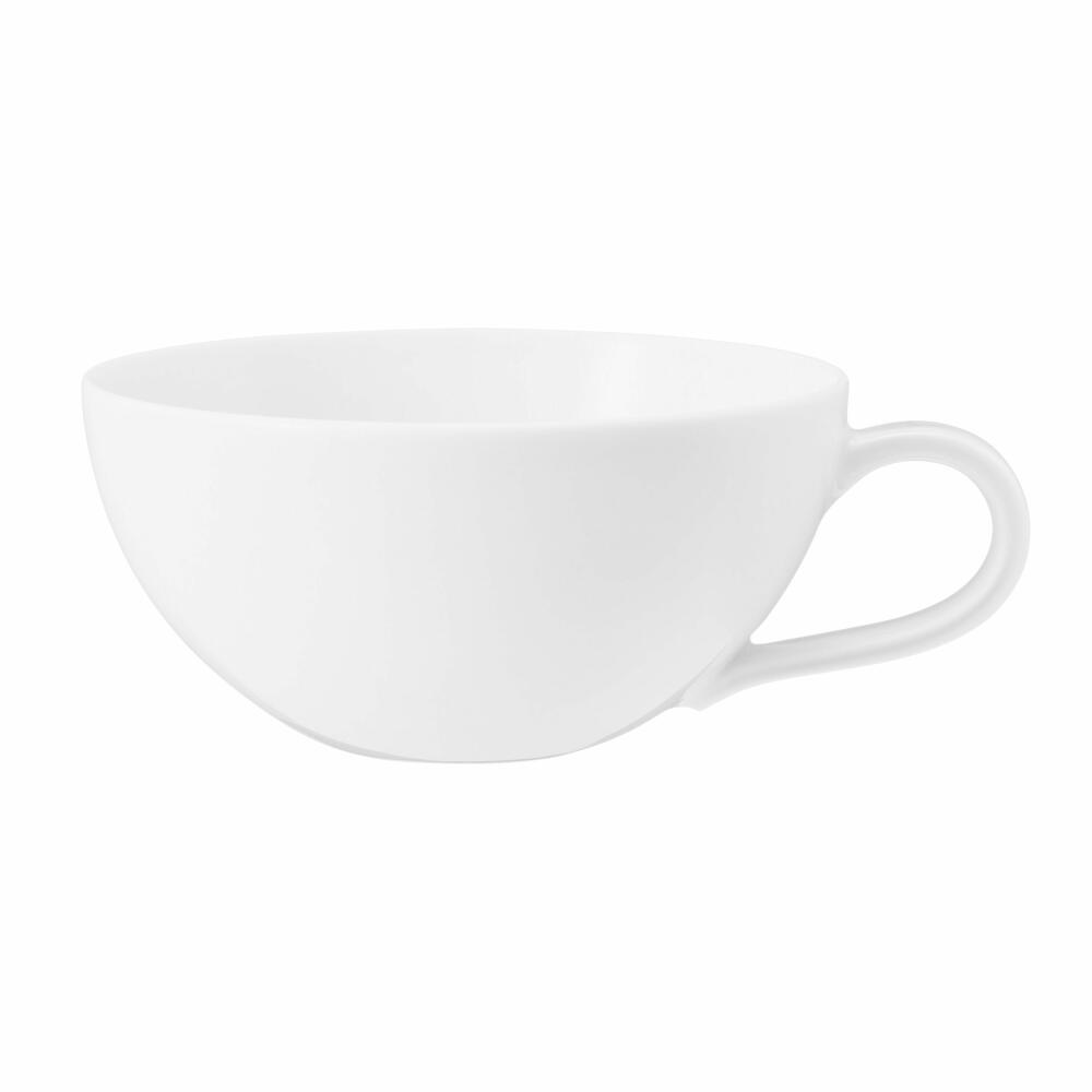 Seltmann Weiden Beat Teeobertasse, Teetasse, Tee Tasse, Obertasse, Porzellan, Weiß, 300 ml, 001.751344