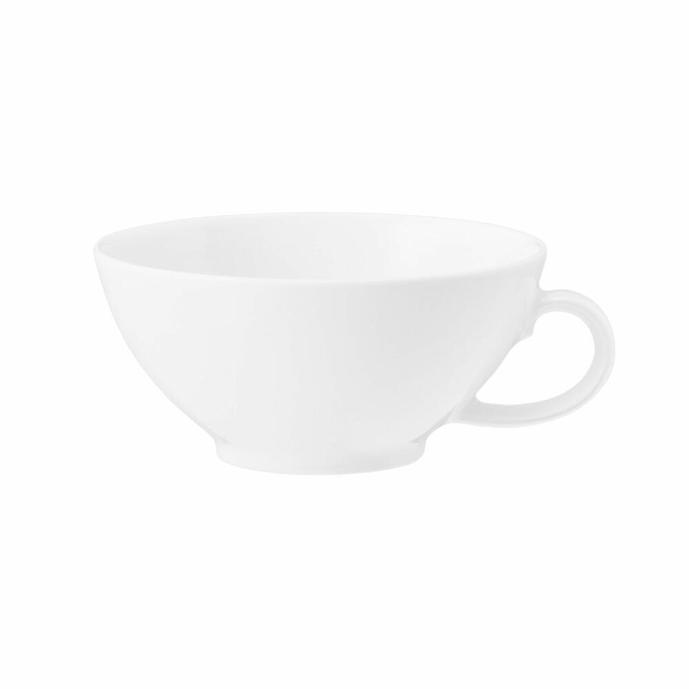 Seltmann Weiden Beat Teeobertasse, Teetasse, Tee Tasse, Obertasse, Porzellan, Weiß, 140 ml, 001.751345