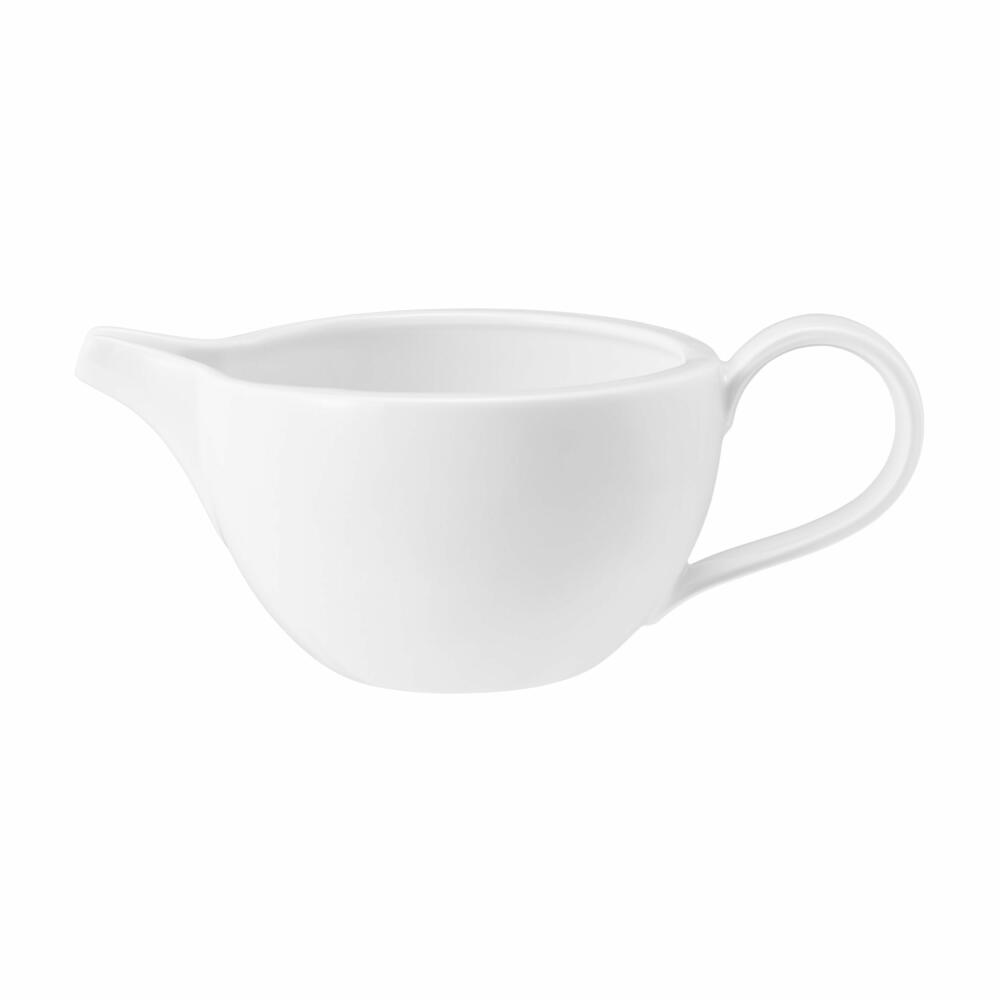 Seltmann Weiden Beat Sauciere, Soßenkanne, Saucenkanne, Soßenkännchen, Porzellan, Weiß, 550 ml, 001.751372