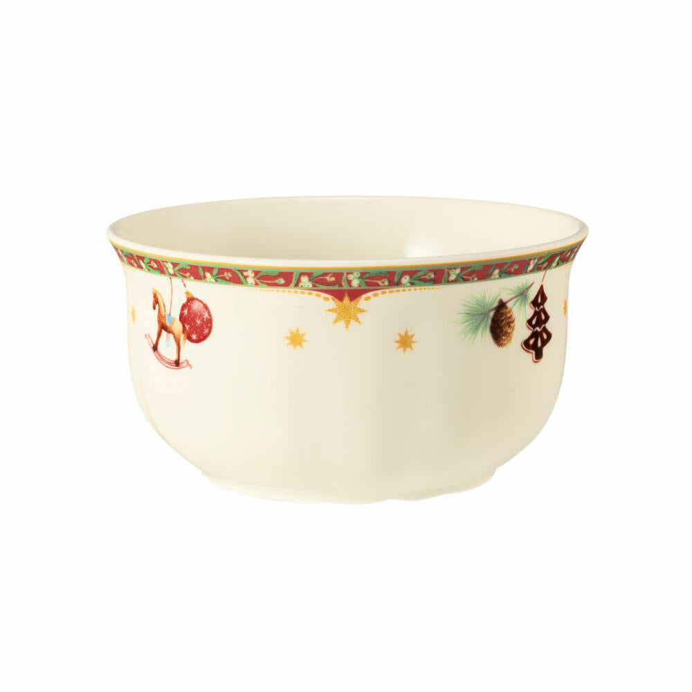 Seltmann Weiden Marie-Luise Müslischale, Schale, Schüssel, Porzellan, Weihnachtsnostalgie, Ø 15 cm, 001.756789
