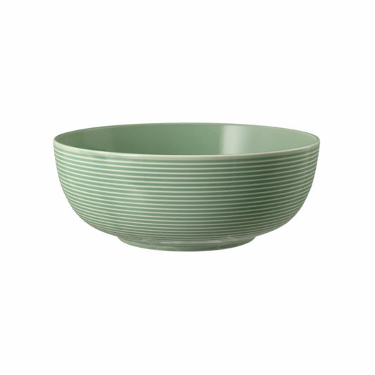 Seltmann Weiden Beat Salbeigrün Foodbowl, Schüssel, Schale, Müslischale, Suppenschüssel, Porzellan, Grün, Ø 20 cm, 001.757383