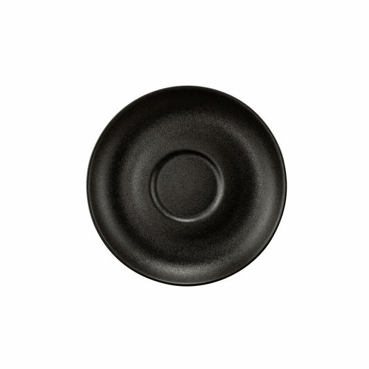 Seltmann Weiden Liberty Teeuntertasse, Untertasse, Unterteller, Porzellan, Velvet Black, Ø 13 cm, 001.764297