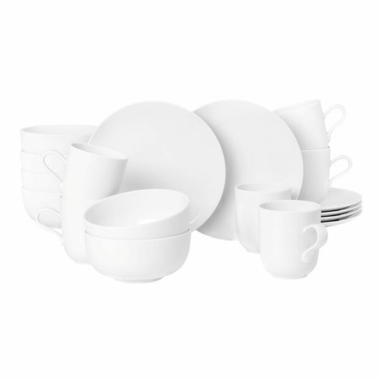 Seltmann Weiden Liberty Frühstück-Set 18-tlg., Geschirrset, Geschirr, Teller, Kaffeetasse, 001.764897