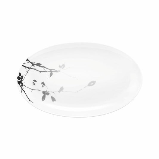 Seltmann Weiden Liberty Platte Oval, Servierplatte, Servierteller, Porzellan, Dark Rose Hip, 24.1 x 14.4 cm, 001.764916