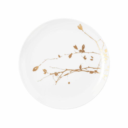 Seltmann Weiden Frühstücksteller Liberty Golden Rose Hip, Teller, Porzellan, Goldfarben, 22.5 cm, 001.765553