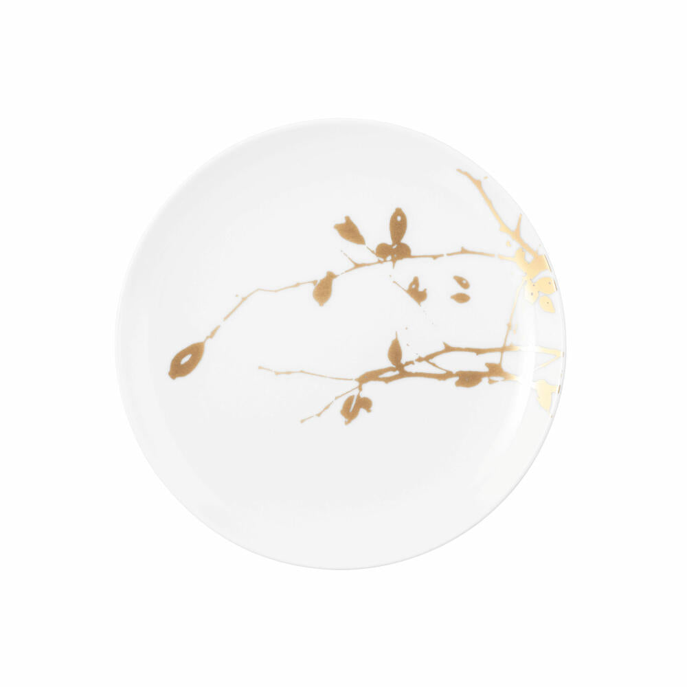 Seltmann Weiden Liberty bread plate, breakfast plate, cake plate, porcelain, Golden Rose Hip, Ø 17.7 cm, 001.765554