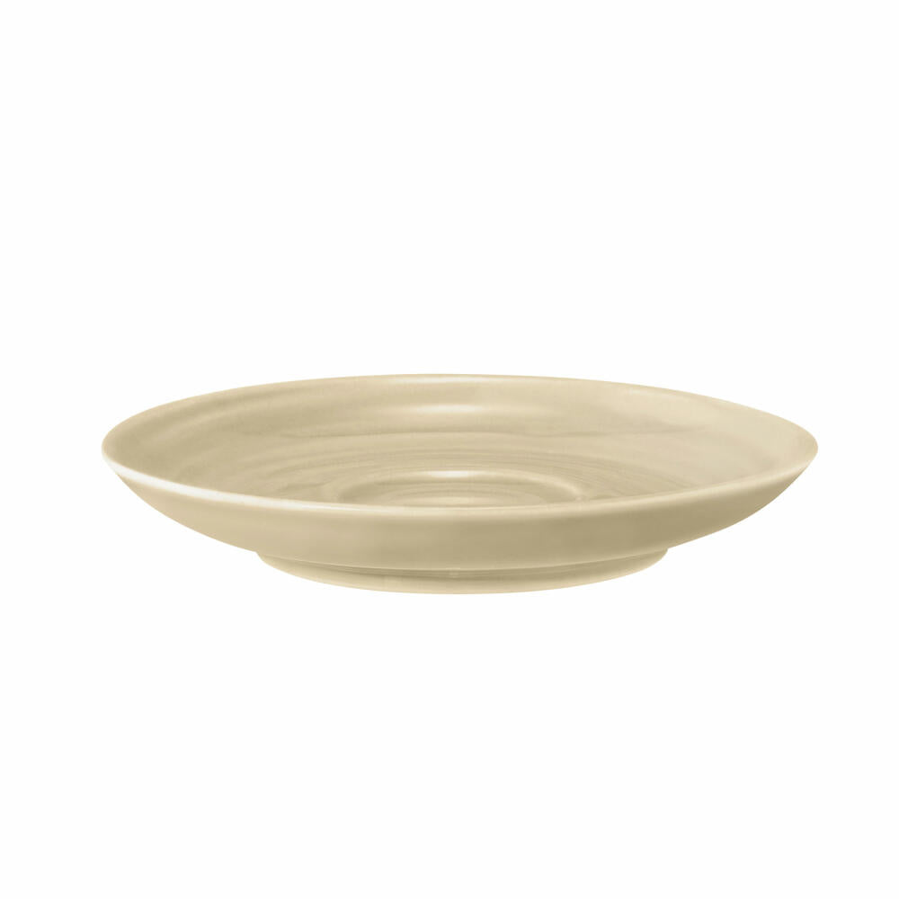 Seltmann Weiden Terra espresso saucer, saucer, porcelain, sand beige, Ø 12 cm, 001.766250