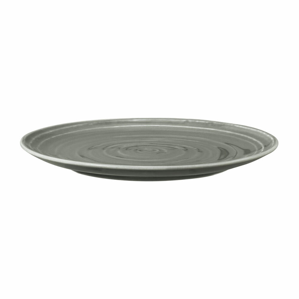Seltmann Weiden Terra bread plate, cake plate, plate, porcelain, pearl grey, Ø 17.7 cm, 001.766256