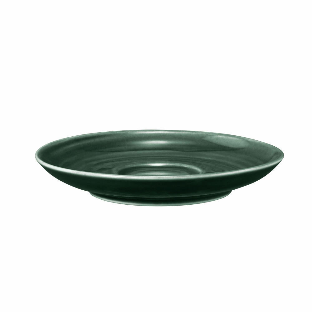 Seltmann Weiden Terra espresso saucer, saucer, porcelain, moss green, Ø 12 cm, 001.766262