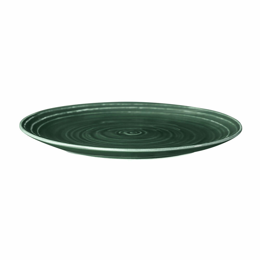 Seltmann Weiden Terra bread plate, cake plate, plate, porcelain, moss green, Ø 17.7 cm, 001.766264