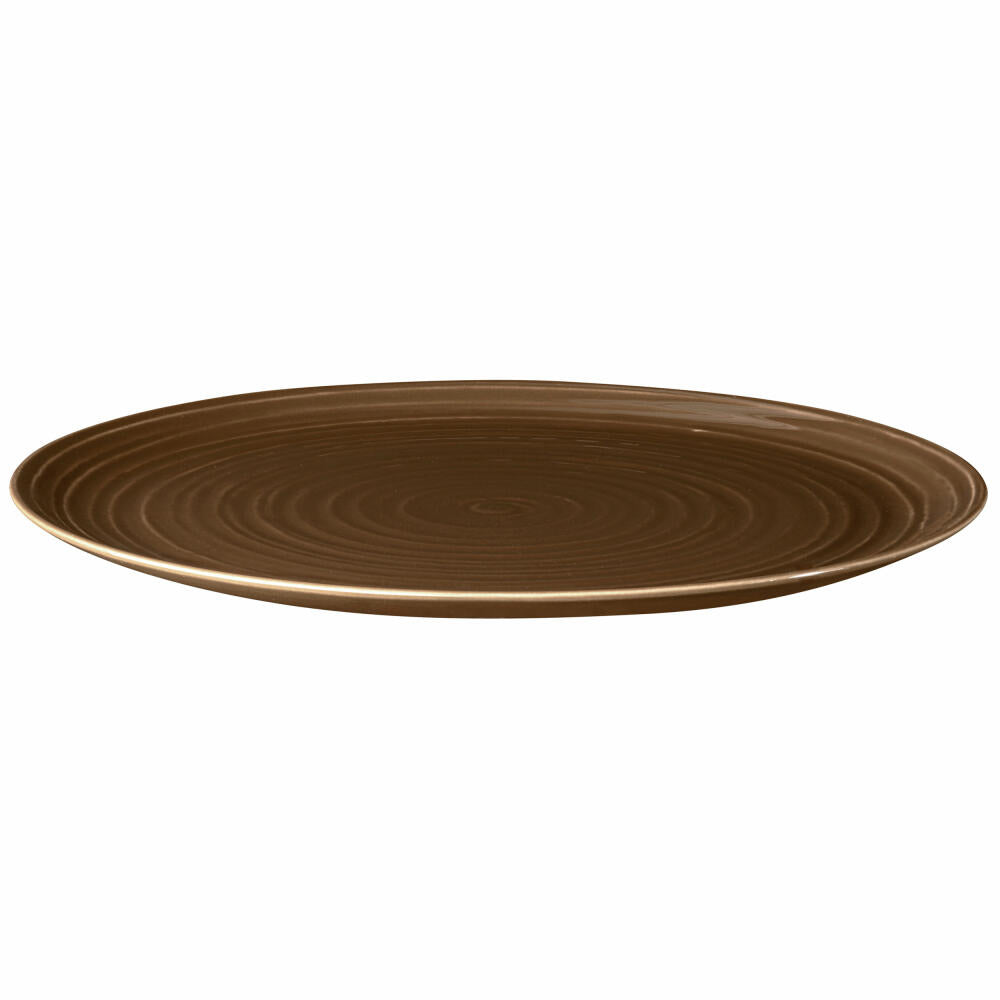 Seltmann Weiden Terra dinner plate, plate, porcelain, earth brown, Ø 31.5 cm, 001.766885
