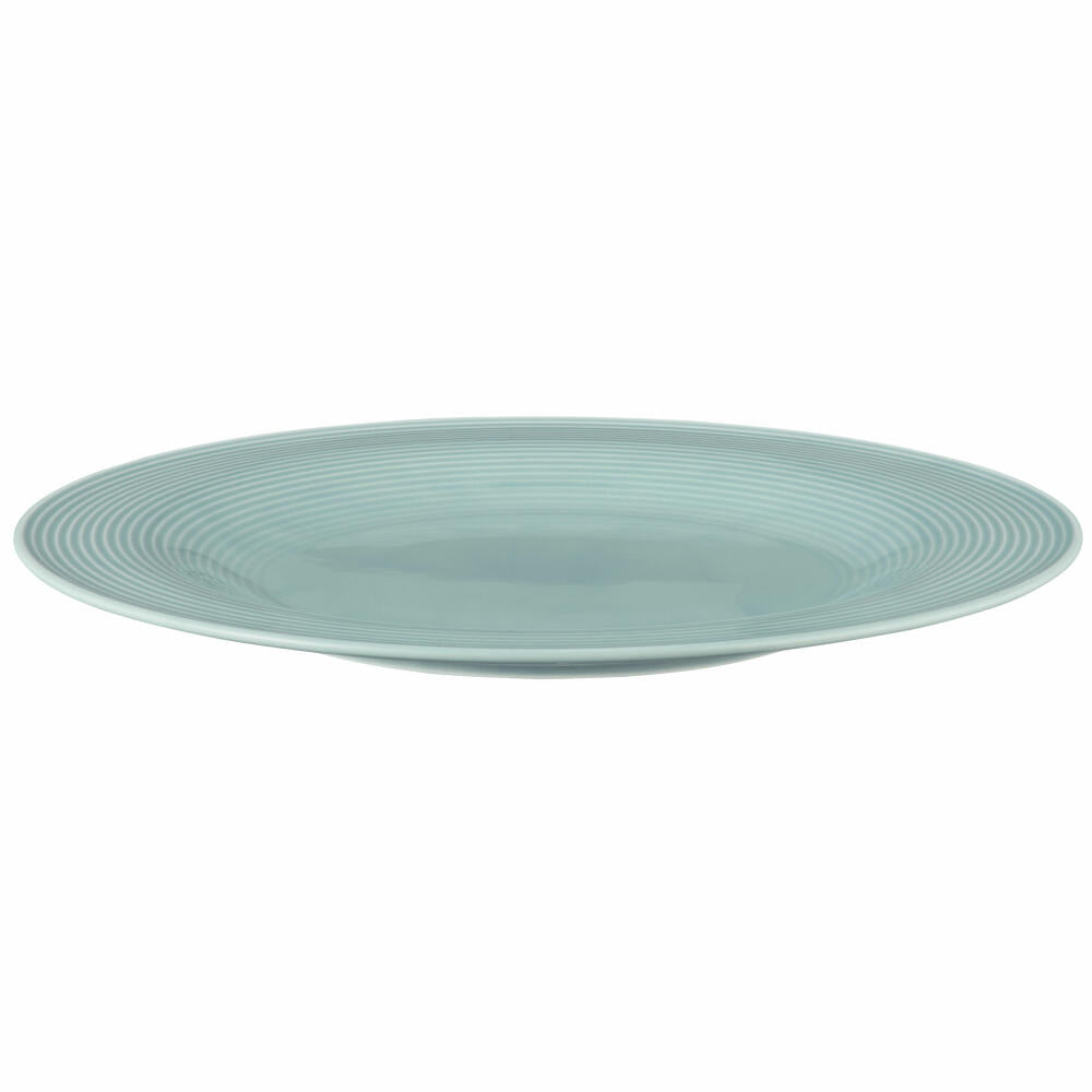 Seltmann Weiden Beat Plate Flat, Dinner Plate, Serving Plate, Porcelain, Arctic Blue, Ø 30 cm, 001.772185