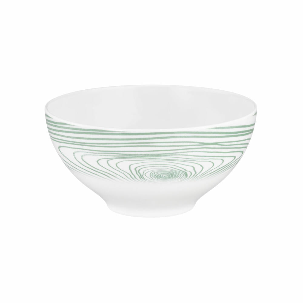 Seltmann Weiden Schüssel Life Nature Jahresringe, Schale, Porzellan, Grün, 15.5 cm, 001.772832