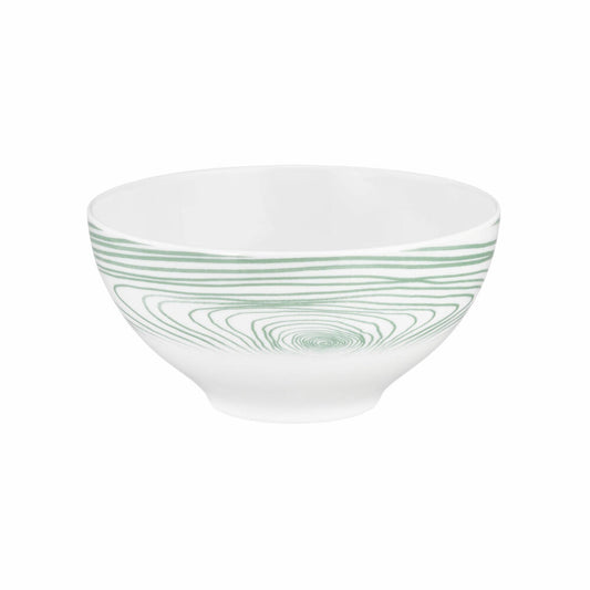Seltmann Weiden Schüssel Life Nature Jahresringe, Schale, Porzellan, Grün, 15.5 cm, 001.772832