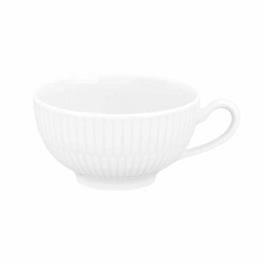 Seltmann Weiden Teeobertasse Amina, Becher, Porzellan, Weiß, 220 ml, 001.773573