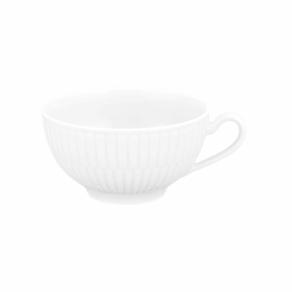 Seltmann Weiden Teeobertasse Amina, Becher, Porzellan, Weiß, 140 ml, 001.773574