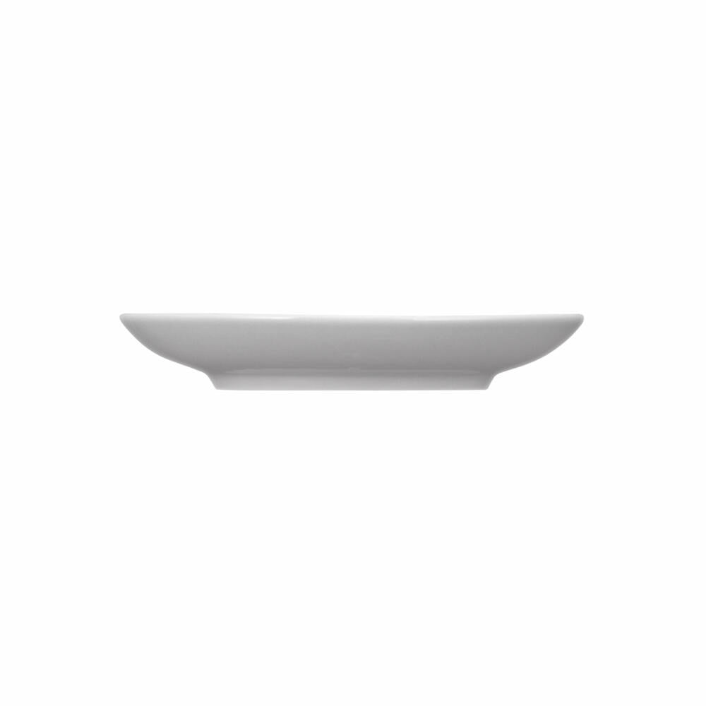 Seltmann Weiden Kombi-Untertasse klein Amina Silbergrau, Porzellan, Grau, 12 cm, 001.773594