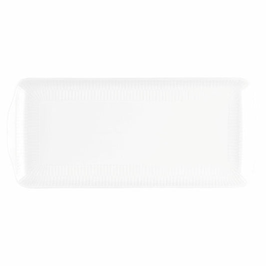 Seltmann Weiden Kuchenplatte eckig Amina, Porzellan, Weiß, 35 x 15.5 cm, 001.773577