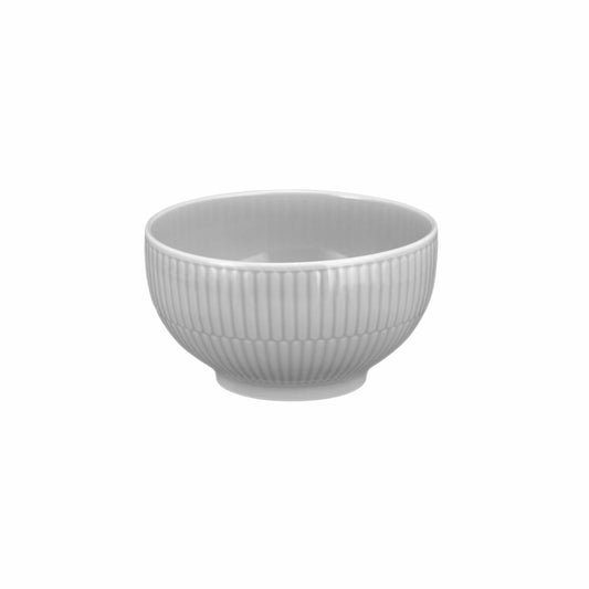 Seltmann Weiden Café au Lait Schale Amina Silbergrau, Kaffeetasse, Becher, Porzellan, Grau, 500 ml, 001.773645